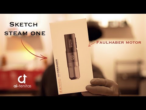 SKETCH STEAM ONE Tattoo machine test. Ai Tenitas and FAULHABER