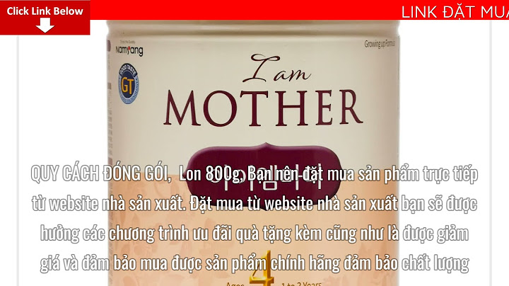 Sữa bầu i am mother giá bao nhiêu