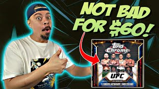 What Do You Get For $60?! 2024 Topps Chrome UFC Mega Box Review x2!