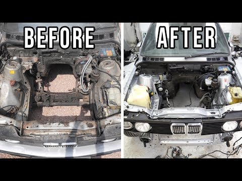BMW E30 325i Touring Engine Bay [Restoration] - Almost Finished!