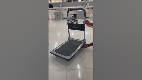 Corvids Metal Folding Platform Trolley with Rotating Wheels & Locking Wheels,150 KG Capacity