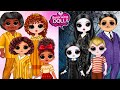 Encanto The Madrigal Family vs The Addams Family Clothes Switch Up - DIY Paper Dolls & Crafts