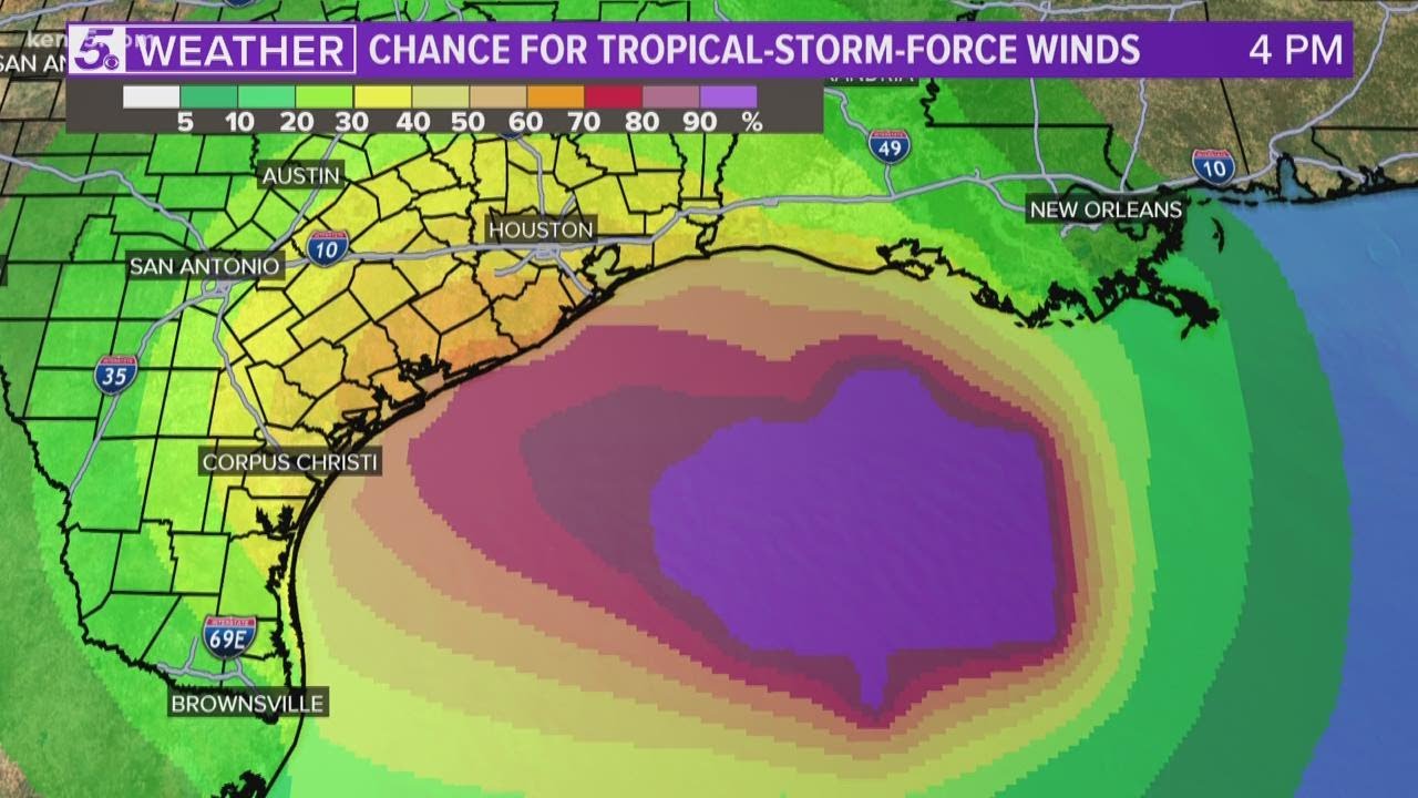 Updates on Tropical Storm Beta as it approaches Texas - YouTube