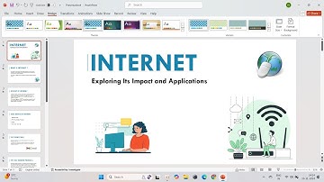 Make a PPT Presentation on INTERNET 🌐 | How to make PowerPoint presentation |