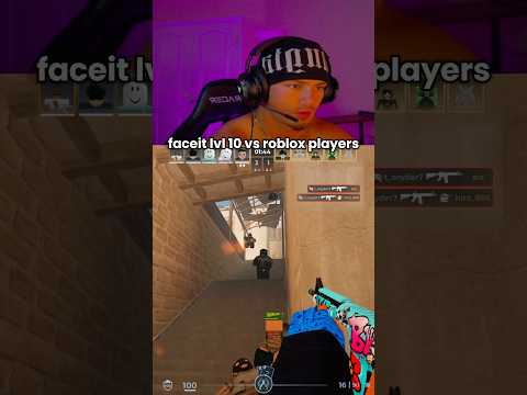 cs2 pro vs roblox players💀 #cs2 #counterstrike #roblox #bloxstrike #gaming