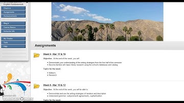Course navigation video