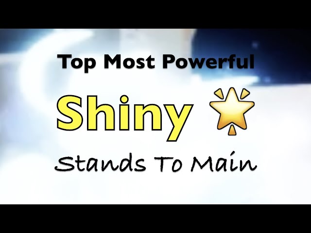 YBA] Shiny Stand Tier List (Halloween update) 
