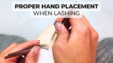How to Place Your Hands PROPERLY While Lashing (Pain-Free Method)