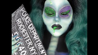 Arrested Alien in Drag - Makeup Transformation - Timelapse