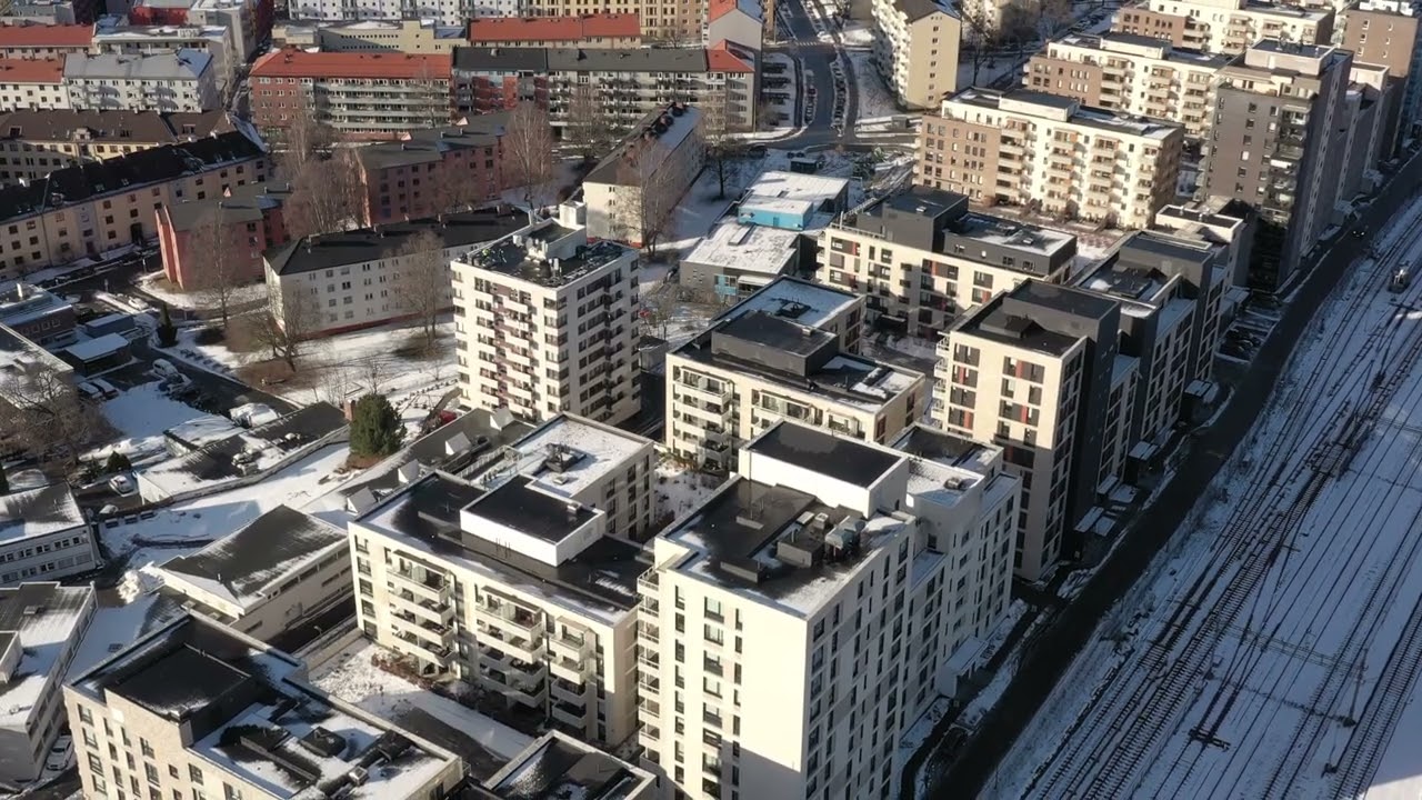 Grefsen Stasjon - Boligprosjektet fra luften!