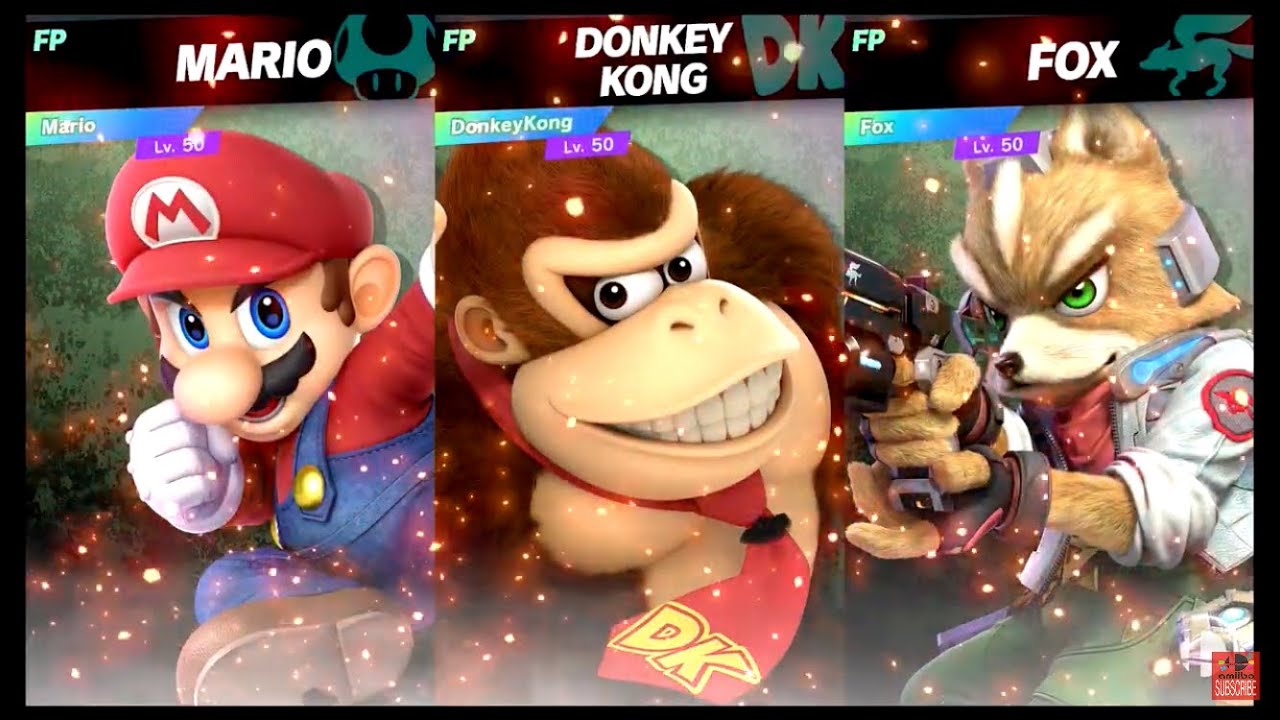 Super Smash Bros Ultimate Amiibo Fights – 11pm Finals Mario vs Donkey ...