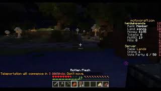 Minecraft-Only 2 people at this server............ (SUBSCRIBE TO W0NGMAN)