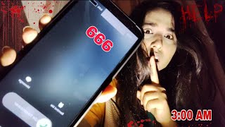 HORROR CALL AT 3:00 AM CHALLENGE😱||Hounted Vedio||