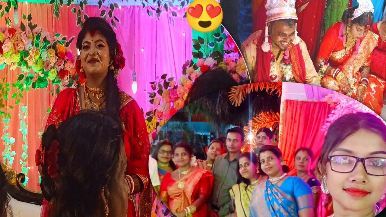 Basi biye and reception 🔥🥺🥺😍 biye bari part 2 ️ #assamvlog #vlog # ...