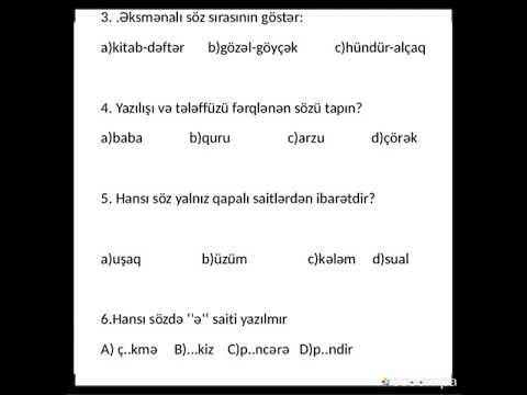 4-cü sinif üçün Azərbaycan dili testləri/@thsildair9065