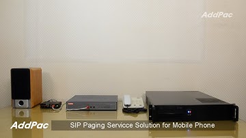 SIP Paging Service Solution for Mobile Phone(휴대폰 SIP 동보방송 솔루션)