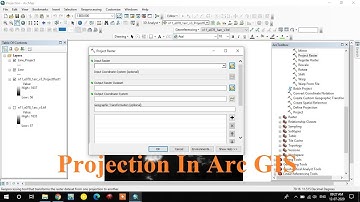 Projection of Raster and Vector files in Arc GIS (Spatial Referencing)