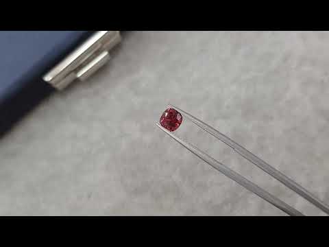 Rhodolite garnet 1.12 carats cushion cut from Sri Lanka Video  № 1