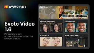 Evoto Video 1.6 | One Frame. The Full Clip.
One frame is easy. The full clip is the job.
That’s what the latest Evoto Video update is built for.
AI Face Analysis detects faces for precise retouching. With One-Click Apply, you retouch one frame and apply it to the full clip. Frame-Perfect Tracking keeps results stable in motion.
Clear blemishes and retain skin detail. Preserve lifelike texture. Refresh tired-looking eyes. Brighten teeth for a natural smile.
AI Color Match matches multi-camera footage to one reference.
Activate the Evoto Video Plugin within your editing software, then replace the original clip with the retouched version.
One frame. The full clip. Stable results in motion.
Explore what’s new in Evoto Video:
https://www.evoto.ai/launch26?_uuid=evtwh8wd&sId=sfntz7ci
#Evoto #EvotoVideo #BuiltForCreativeFlow #PhotographyWorkflow #VideoEditing Evoto Video 1.6 | One Frame. The Full Clip.