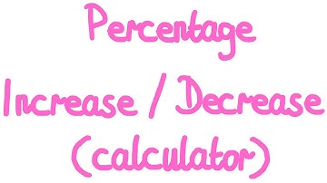 1MM - Percentage Increase/Decrease (calculator)
