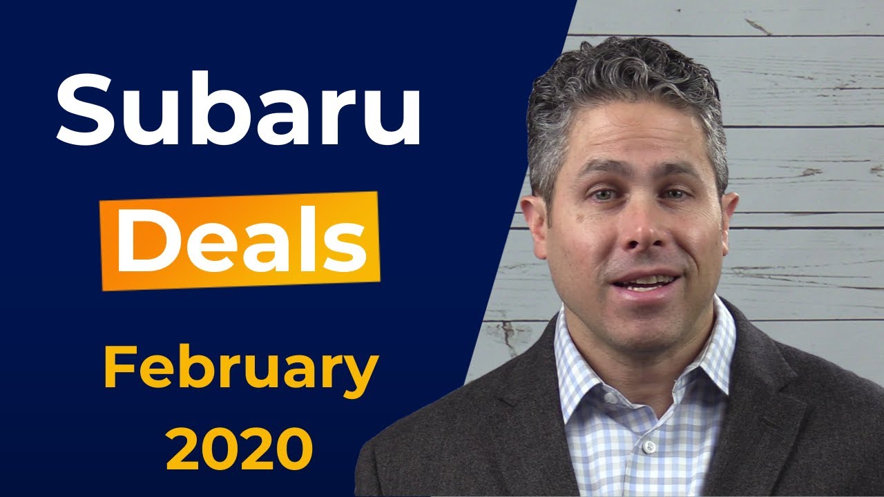 FULL list of Subaru Incentives and Lease Deals for February 2020
