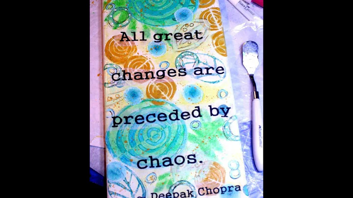 Chaos  on Canvas by Shelley Graham Turner