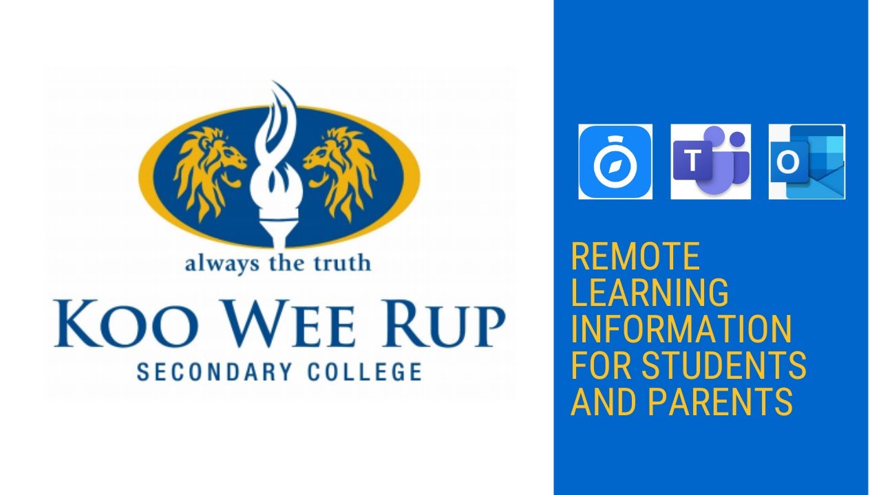 Remote Learning Information for Students and Parents - YouTube