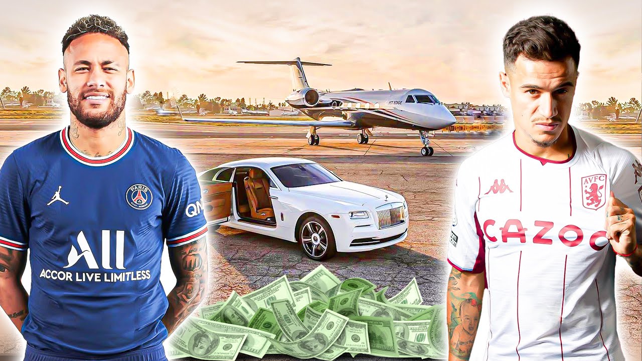 Quem é o jogador mais rico: Neymar ou Philippe Coutinho? (carreira, mansões, carros, fortuna...)