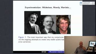Datos Why Quantum Computers Cannot Work II - Prof. Gil Kalai Guía
