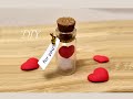 Валентинка из фома | Сердечко в бутылке | Сувенир на 14 февраля | Heart in a bottle | DIY Пташечка