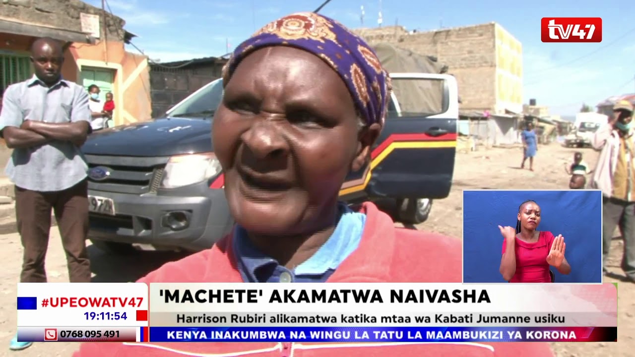 ‘Machete’ akamatwa Naivasha; amekuwa akiwahangaisha wakaazi wa Kabati kwa mda sasa