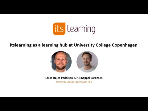 itsConvention: implementing itslearning as a learning hub at University College Copenhagen (KP)
