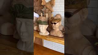 SUPPLIER MANEKIN KEPALA KAYU UDENG BALI #nyomanriana_woodcarving #nyomanrianastore #budiswantara