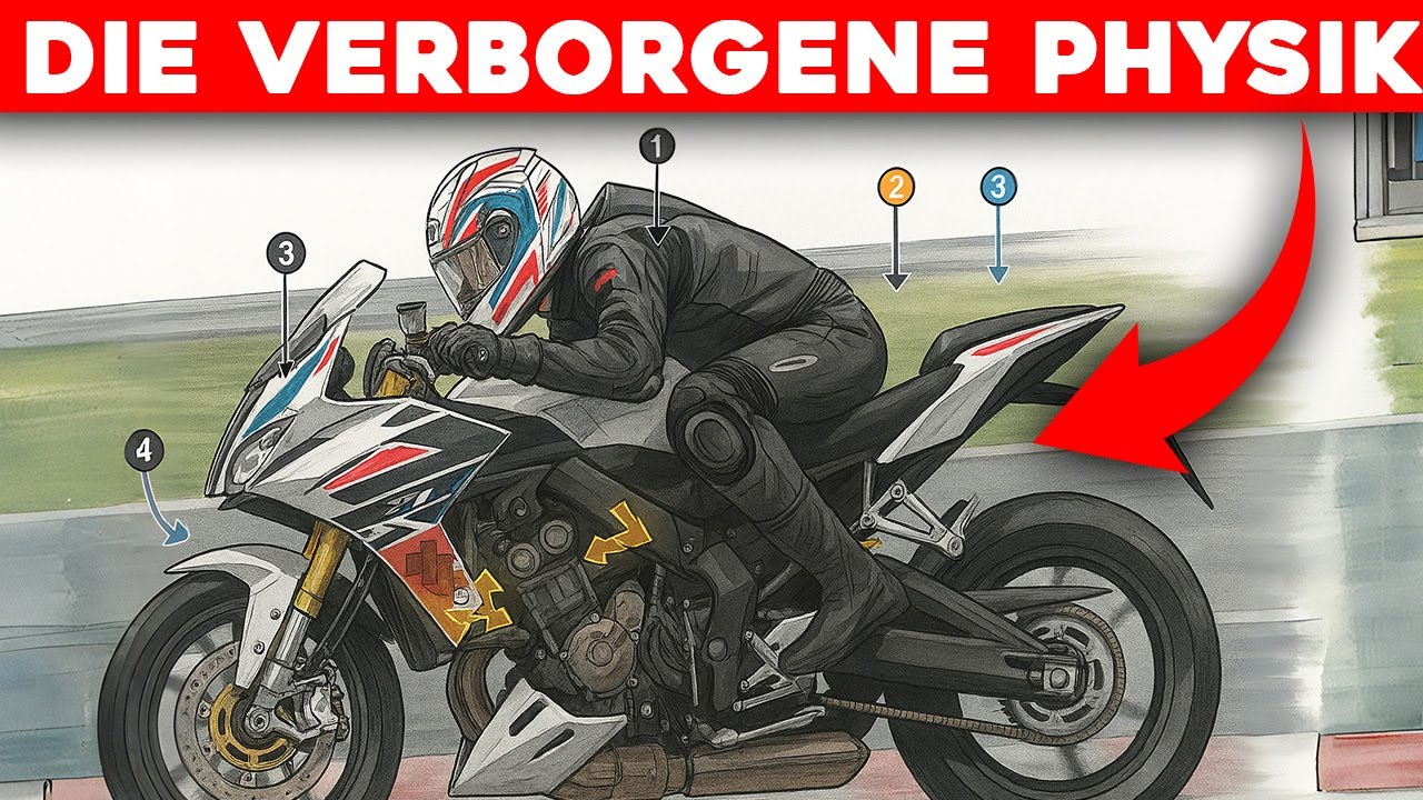 PHYSIK-GEHEIMNISSE DES MOTORRADS, DIE JEDER FAHRER KENNEN SOLLTE