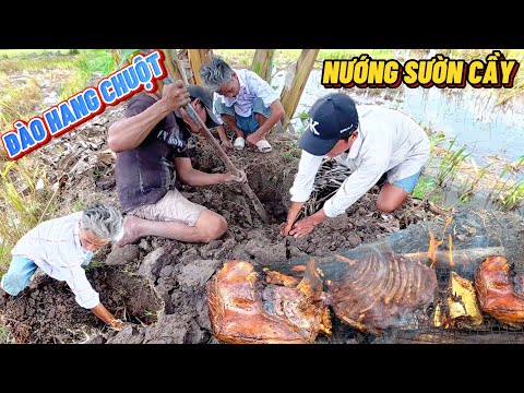 Đi Đào Hang Chuột Mà Nướng Sườn Cầy Nhâm Nhi Với Người Đẹp #trungtinhtv