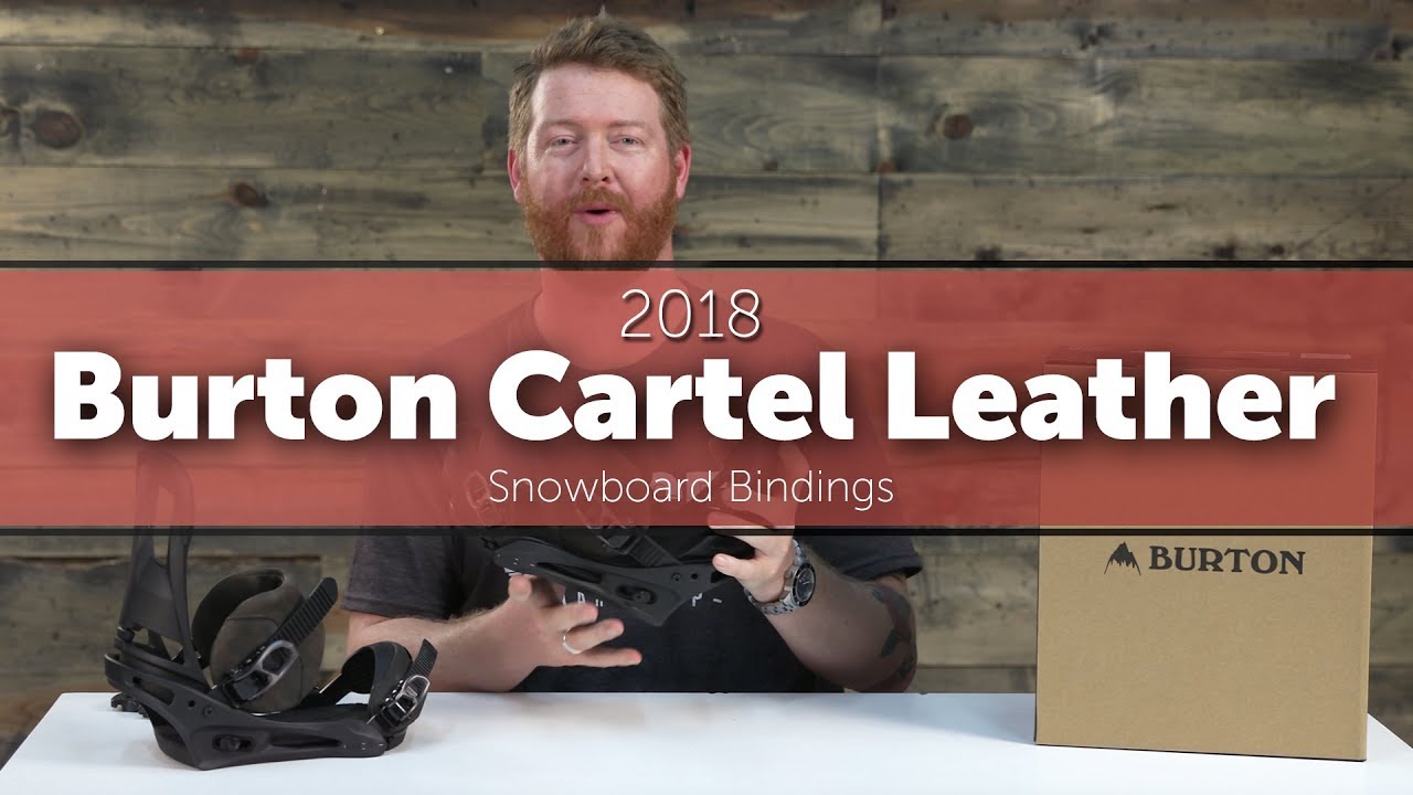 2018 Burton Cartel Leather Snowboard Bindings - YouTube