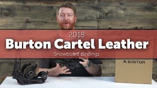 burton cartel leather snowboard bindings 2018 X ReFlex Mens 2026 S Nightfall/White edge response Burton Cartel X Re:Flex Snowboard