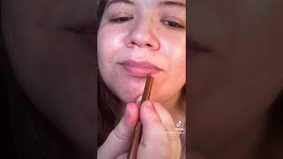#grwm as I create a neutral lip look with @CharlotteTilbury pillow talk lipstick #makeup #lipstick