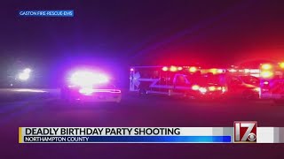 1 dead, 3 wounded in shooting at birthday party in Northampton County