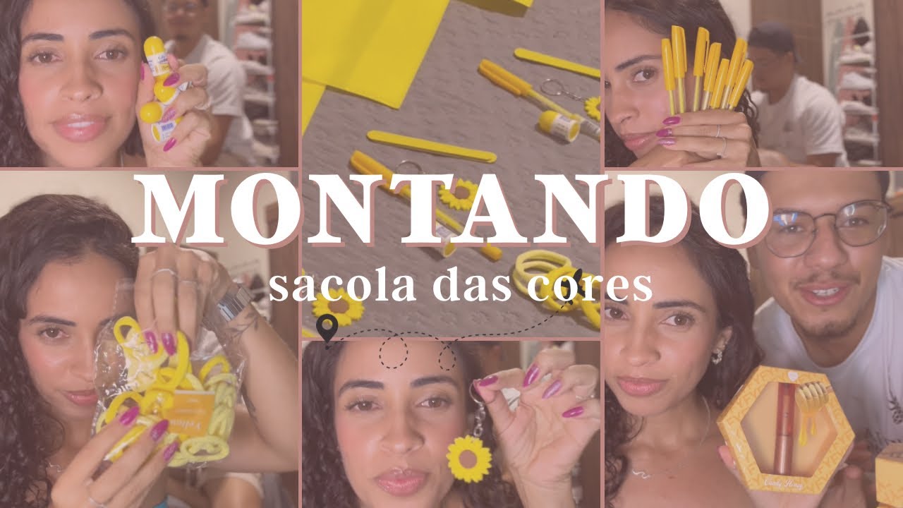 MONTANDO SACOLA DO AMIGO DAS CORES 🛍️🌼💛