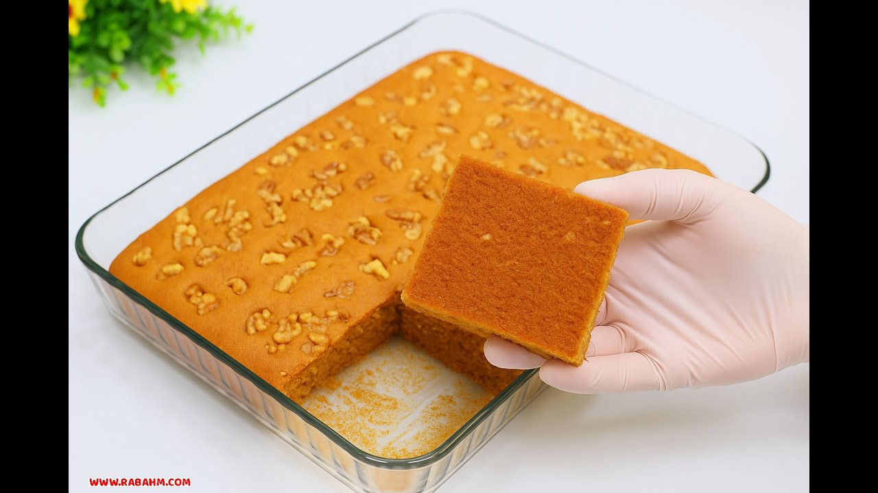 كيكة كاكي شتوية بطعم دافئ ما بتشبه أي كيكة 🍰 كيك الكاكي الهش بخطوات بسيطة ومكونات متوفرة بالبيت 💛