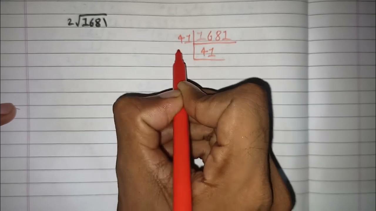 square-root-of-1681-with-the-help-of-prime-factorisation-2-1681-youtube