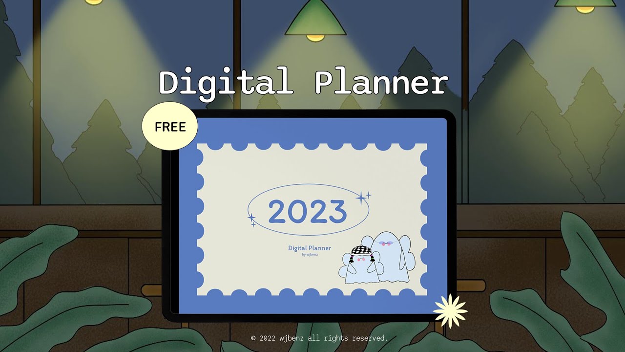 2023 Digital Planner x Nanabi +  Hyperlink  | Free Template