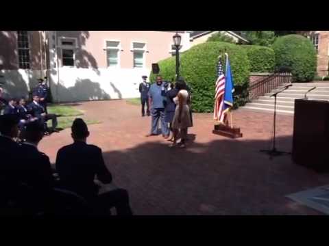 Adara Ingram singing National Anthem