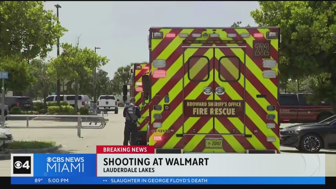 Man shot at Lauderdale Lakes Walmart, suspect fled on foot YouTube