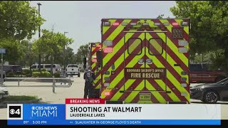 Man shot at Lauderdale Lakes Walmart, suspect fled on foot