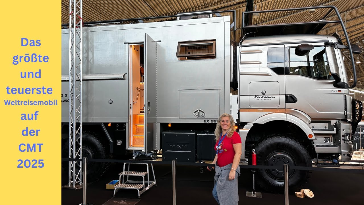 Das größte & teuerste Weltreisemobil 🚐💨 Kerkamm 6x6 MAN | Luxus Wohnmobil CMT 2025