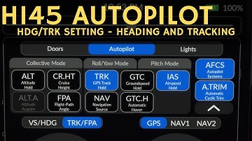 15. H145 Tutorial MSFS2020: APilot Heading/Track Setting. What does it do? Hyper Perfomance Group.