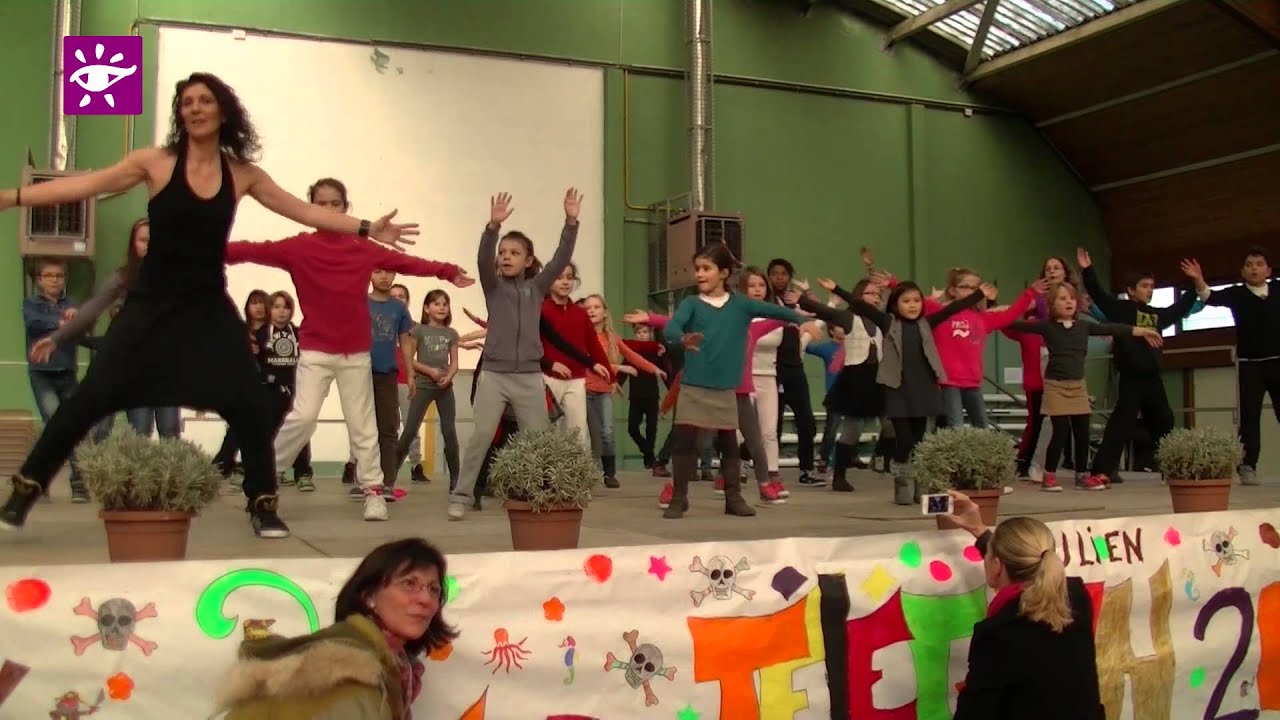 Téléthon 2013 : Flashmob à Saint Jean d'Illac (33)