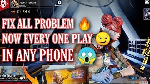 APEX LEGEND MOBILE - The number of registration on the current surver has reached maximum Problem